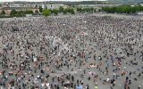 Demonstration gegen die Corona-Maßnahmen in Stuttgart am 10. Mai (Archivbild: Markus Riedle/AFP)