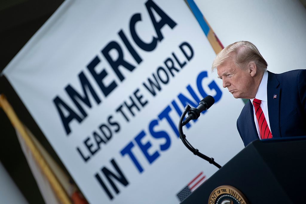 Präsident Trump (Foto: Brendan Smialowski / AFP)