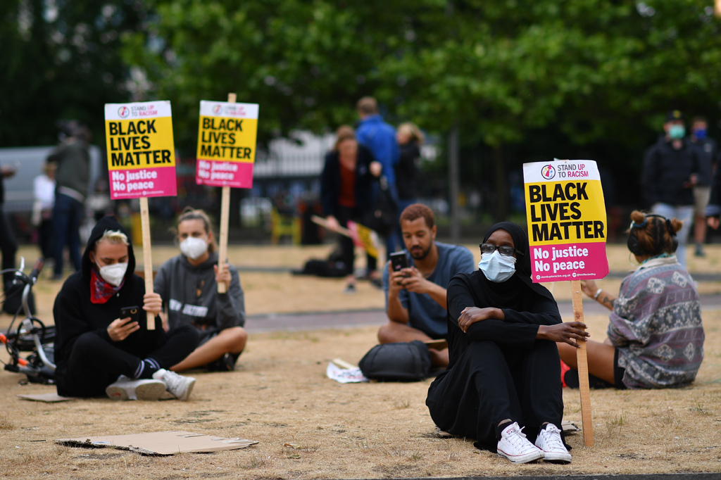 Black Lives Matter: Demonstration in London (Bild: Ben Stansall/AFP)