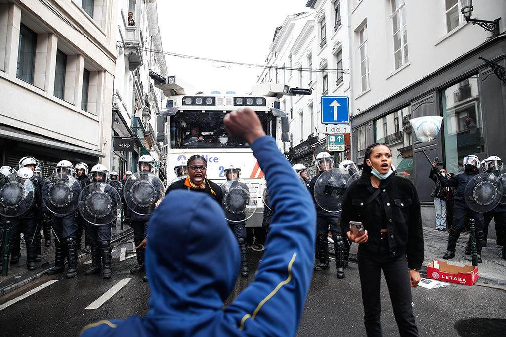 Proteste in Brüssel (Bild: Aris Oikonomou/AFP)