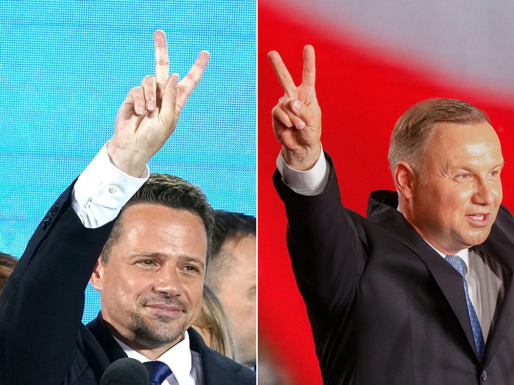 Andrzej Duda und Rafal Trzaskowski