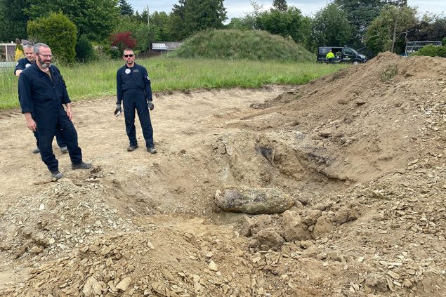 Fliegerbombe in St. Vith gefunden (Bild: Simonne Doepgen/BRF)