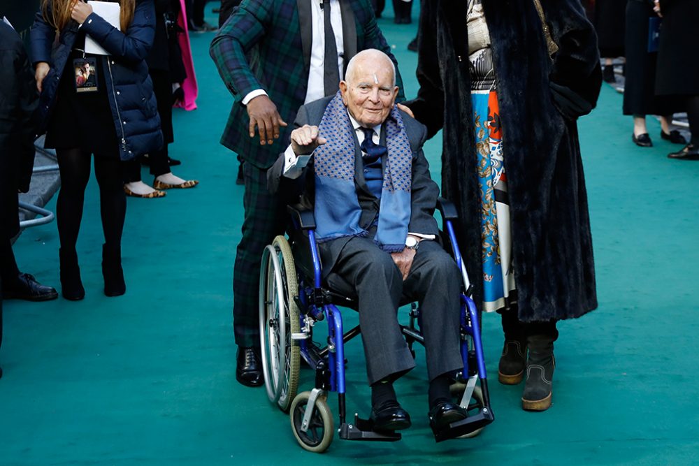 Der britische Schauspieler Ian Holm am 29.4.2019 (Bild: Tolga Akmen/AFP)