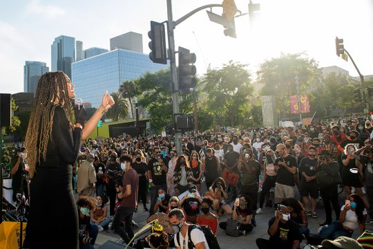 Juneteenth-Demo in L.A.
