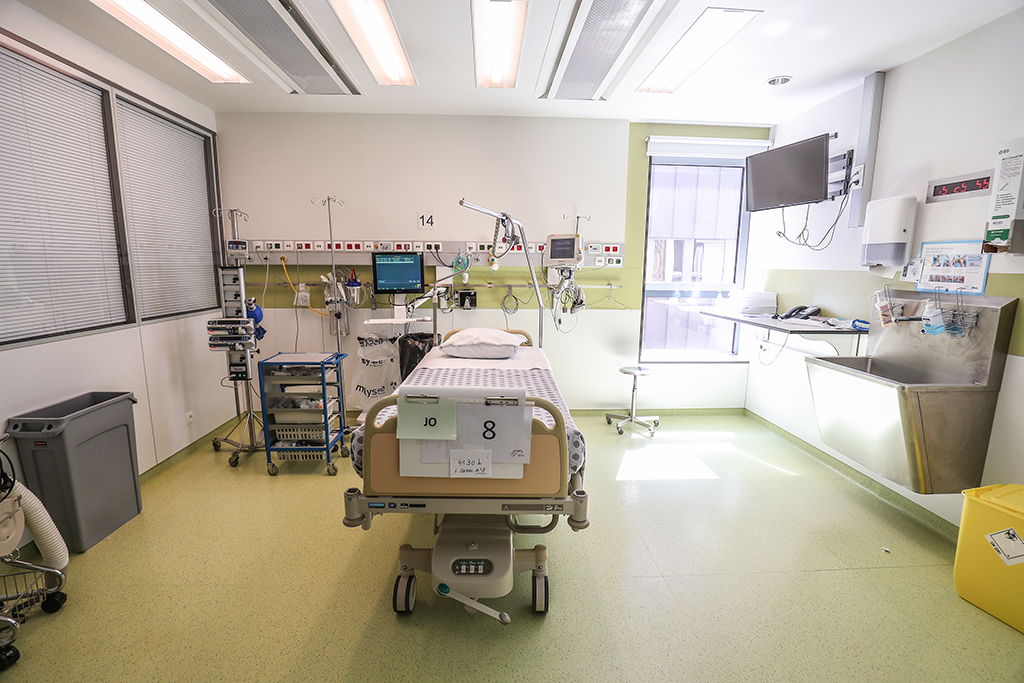 Krankenhauszimmer im CHU UCL Namur