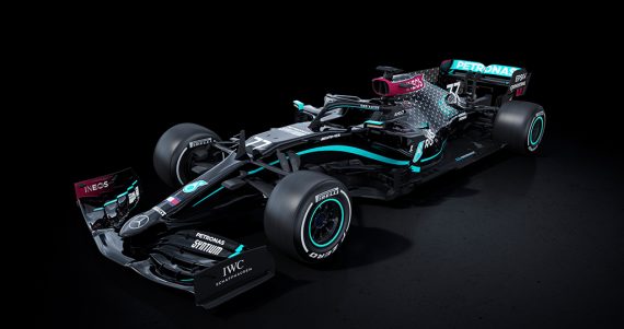 Neue Lackierung für Formel-1-Mercedes (Pressebild: Daimler)