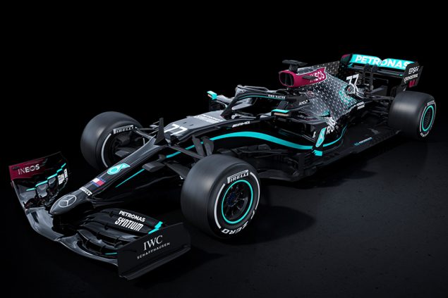 Neue Lackierung für Formel-1-Mercedes (Pressebild: Daimler)