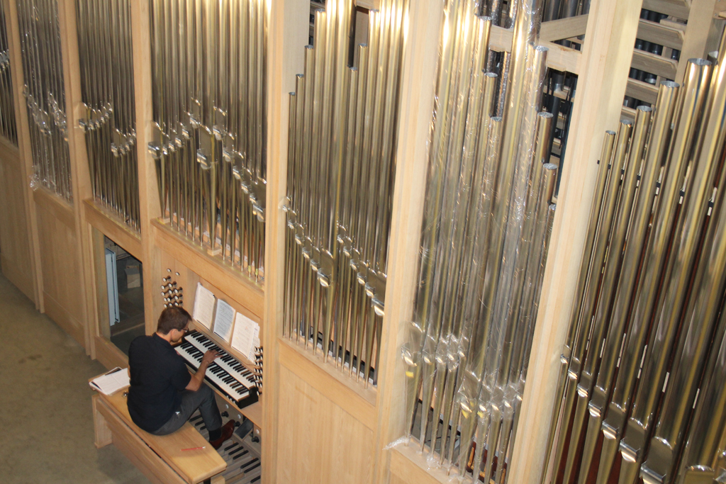 Die Orgel aus der Manufaktur Schumacher ist für Oslo bestimmt (Bild: Hans Reul/BRF)