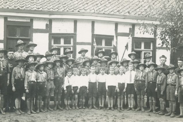 Die erste ostbelgische Pfadfindergruppe in 1934 (Bild: privat)