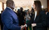 Premier Wilmès war im Februar zu Besuch beim kongolesischen Präsidenten Tshisekedi (Bild: Benoît Doppagne/Belga)