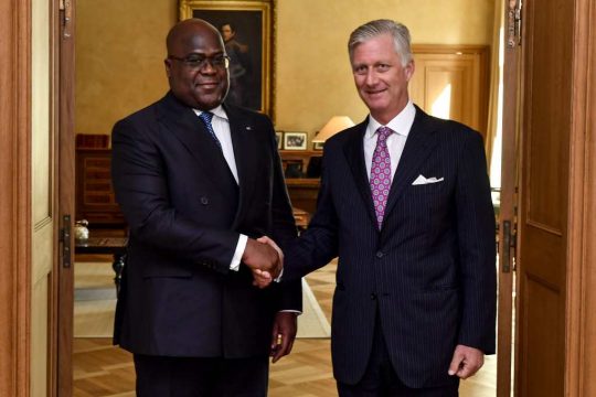 Félix Tshisekedi und König Philippe im September 2019 (Archivbild: Dirk Waem/Belga)
