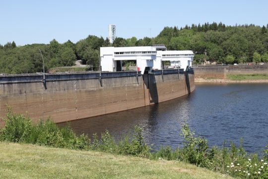 Staumauer Talsperre Eupen (Bild: Olivier Krickel/BRF (1. Juni 2020))