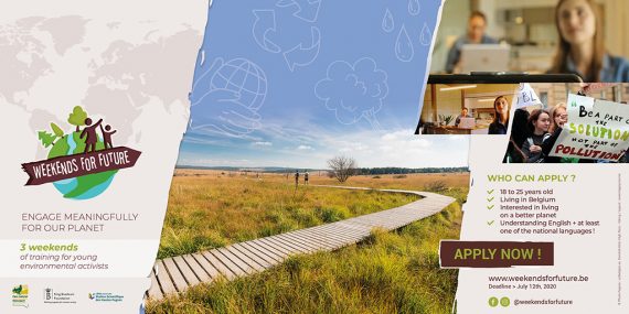 Weekends for Future: Naturpark-Projekt unterstützt junge Leute bei Umweltengagement (Banner: Weekends for Future)