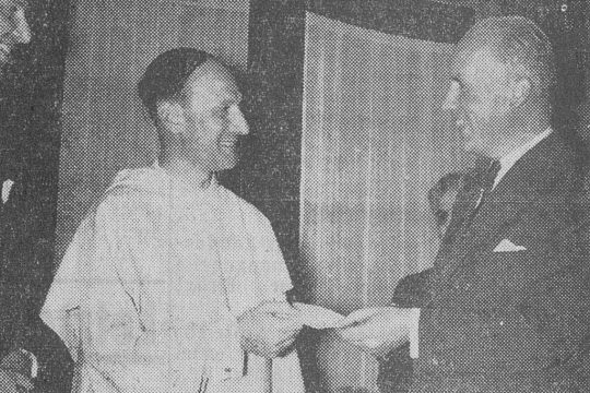 Aktion Pater Pire (Bild: Grenz-Echo)