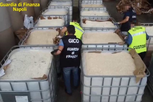 84 Millionen Captagon-Pillen in Salerno gefunden (Bild: GUARDIA DI FINANZA/AFP)