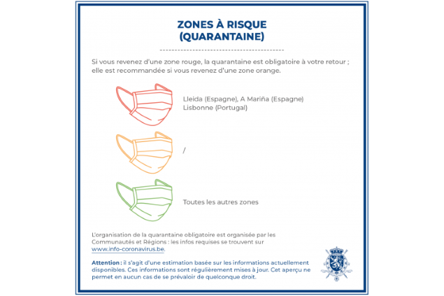 Drei Gebiete sind zur "roten Zone" erklärt (Bild: Außenministerium)