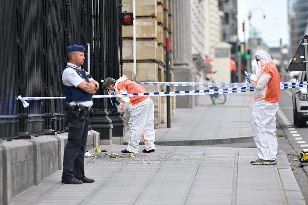 Anschlag auf Parlament in Brüssel (Bild: Laurie Dieffembacq/Belga)