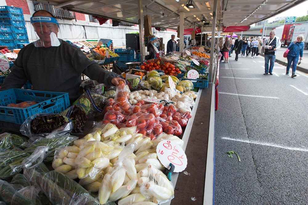 Marché de la Batte in Lüttich (Bild: Nicolas Maeterlick/Belga)