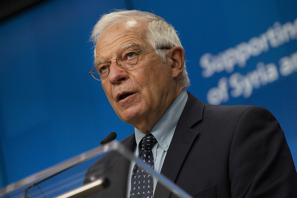 Der EU-Außenbeauftragte Josep Borrell (Bild: Virginia Mayo/AFP)