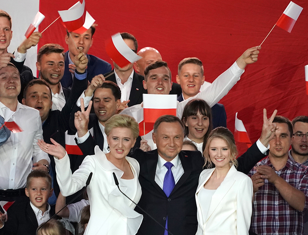 Andrzej Duda bleibt Polens Präsident (Bild: Janek Skarzynski/AFP)