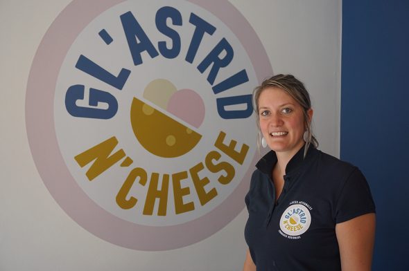 Der Eis- und Käsesalon "Gl'Astrid 'n' Cheese" in Weismes (Bild: Stephan Pesch/BRF)