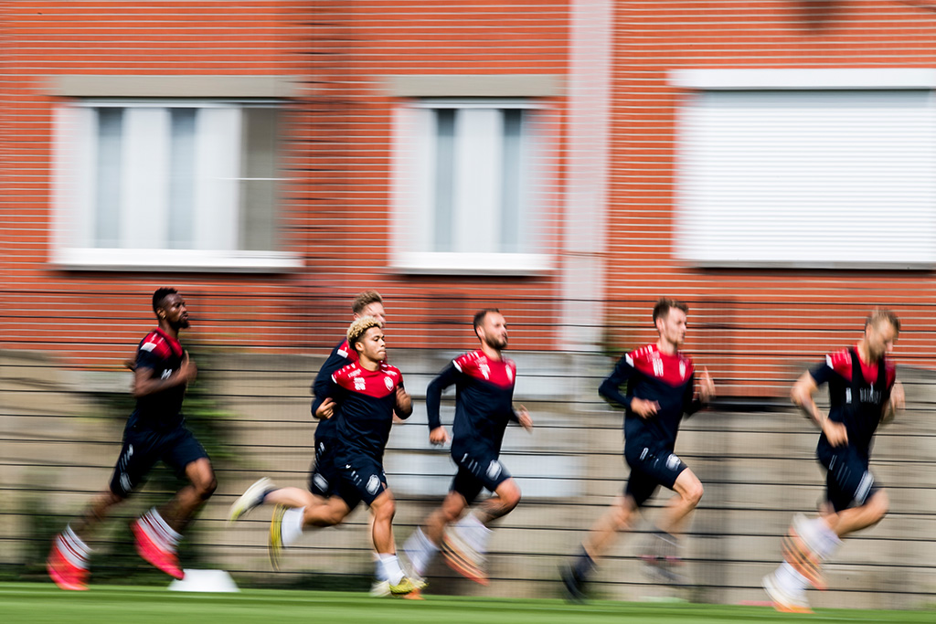 Spieler vom FC Antwerp bei einer Trainingseinheit Anfang Juli (Bild: Jasper Jacobs/Belga)