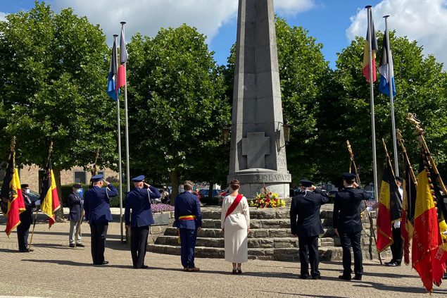 Zeremonie zum Nationalfeiertag in Kelmis (Bild: privat)