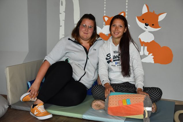Lisa Adams und Nadine Hilgers (Bild: Chantal Scheuren/BRF)