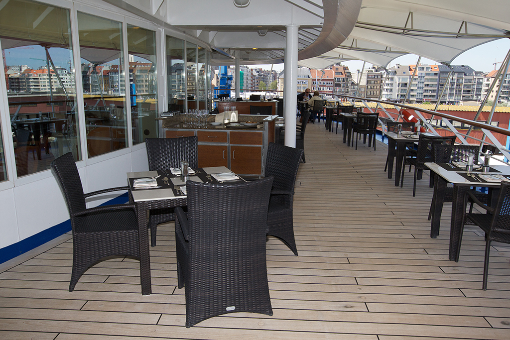 Kreuzfahrtschiff im Hafen von Ostende (Archivbild: Kurt Desplenter/Belga)