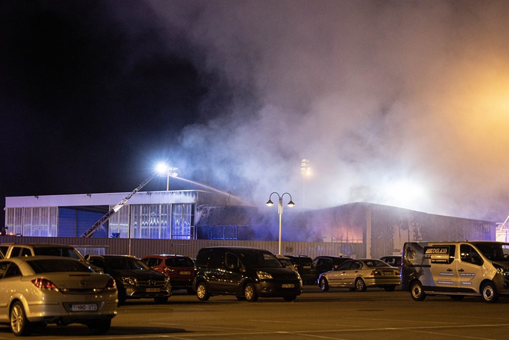 Brand am Liège Airport