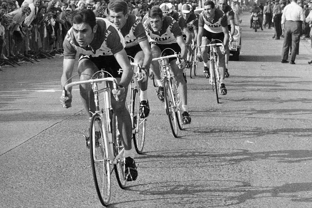 Eddy Merckx bei der Tour '69 (Bild: Belga-Archiv)