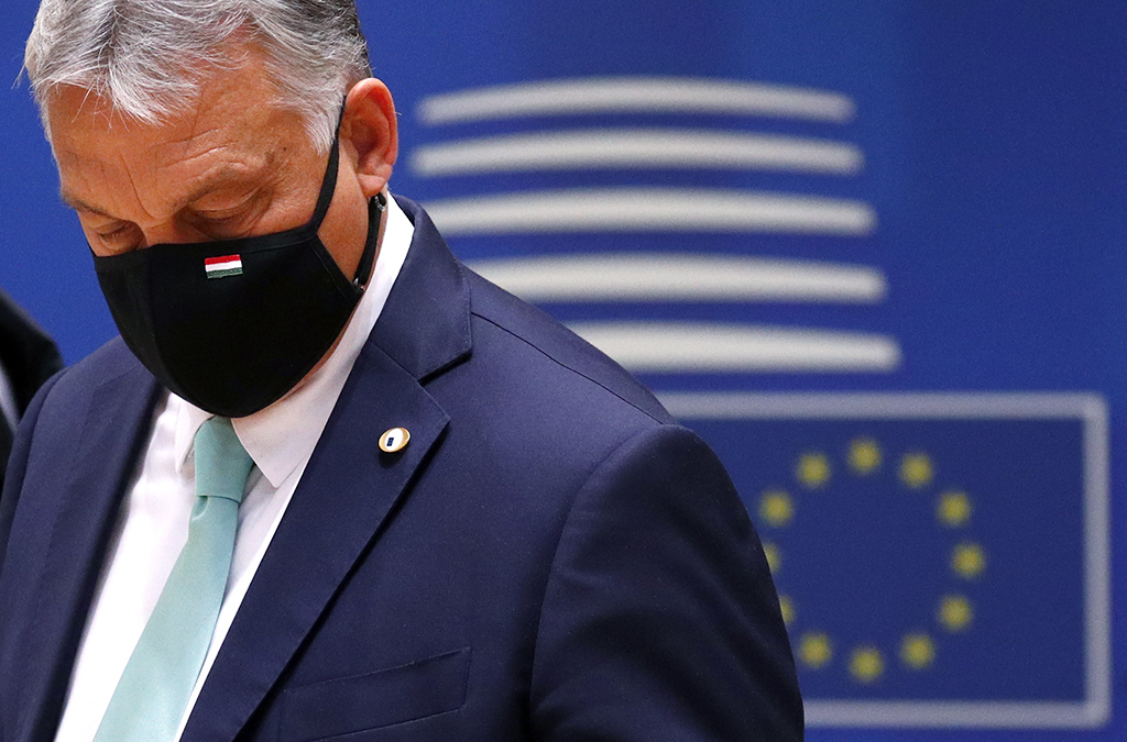 Viktor Orban beim EU-Sondergipfel in Brüssel