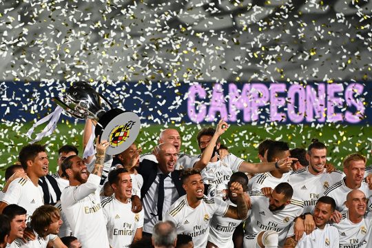 Real Madrid zum 34. Mal spanischer Fußball-Meister (Bild: Gabriel Bouys/AFP)