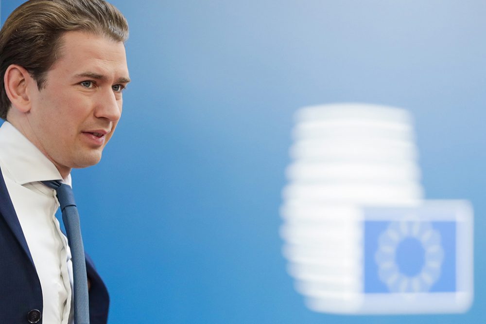 Österreichs Bundeskanzler Sebastian Kurz (Bild: Stephanie Lecocq/Pool/AFP)