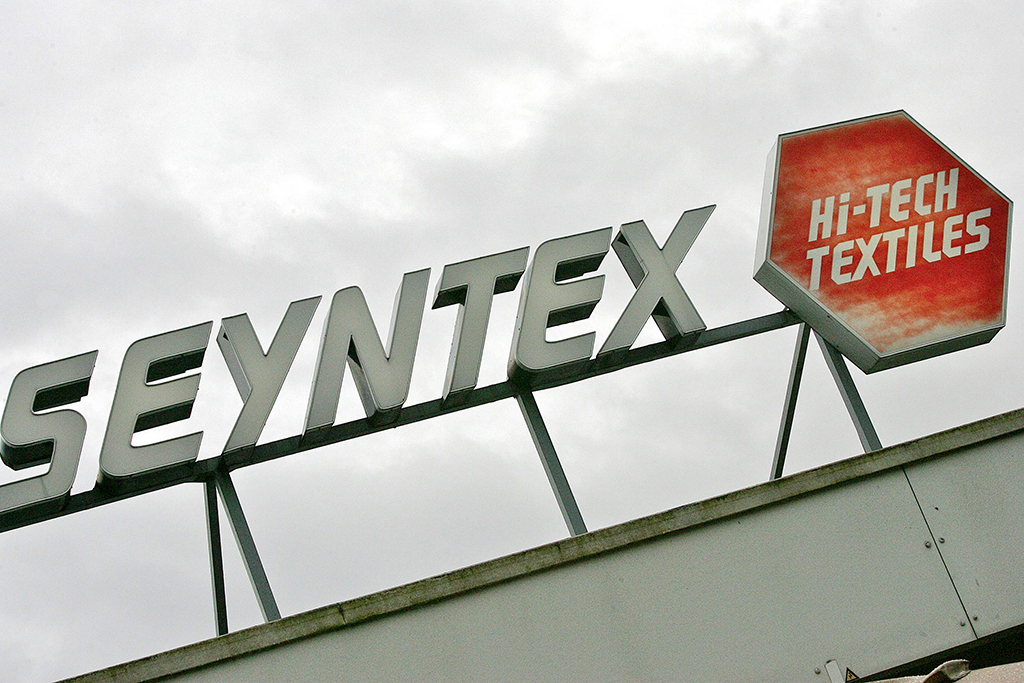 Logo von Seyntex am 23.11.2006 in Tielt (Bild: Kurt Desplenter/Belga)