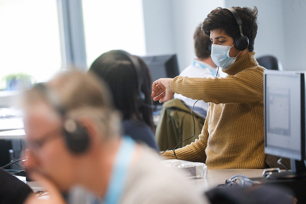 Call-Center in Diegem (Bild: Thierry Roge/Belga)