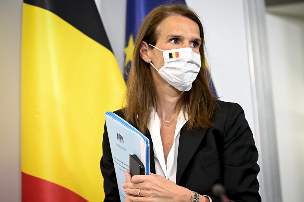 Premier Wilmès nach dem letzten Nationalen Sicherheitsrat (Bild: Dirk Waem/Belga)