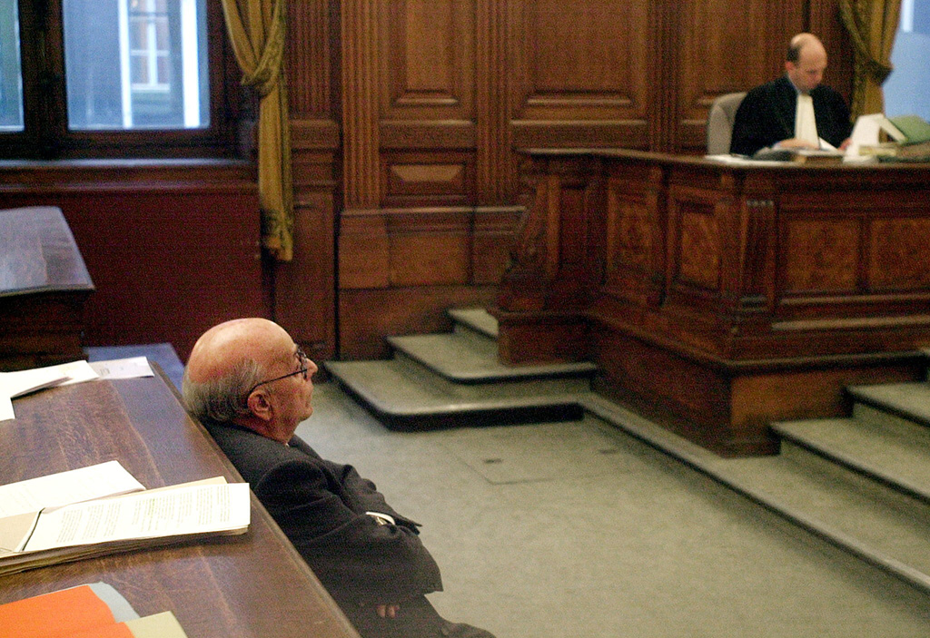 Fridjof Schmitz auf der Anklagebank (Archivbild: Belga)