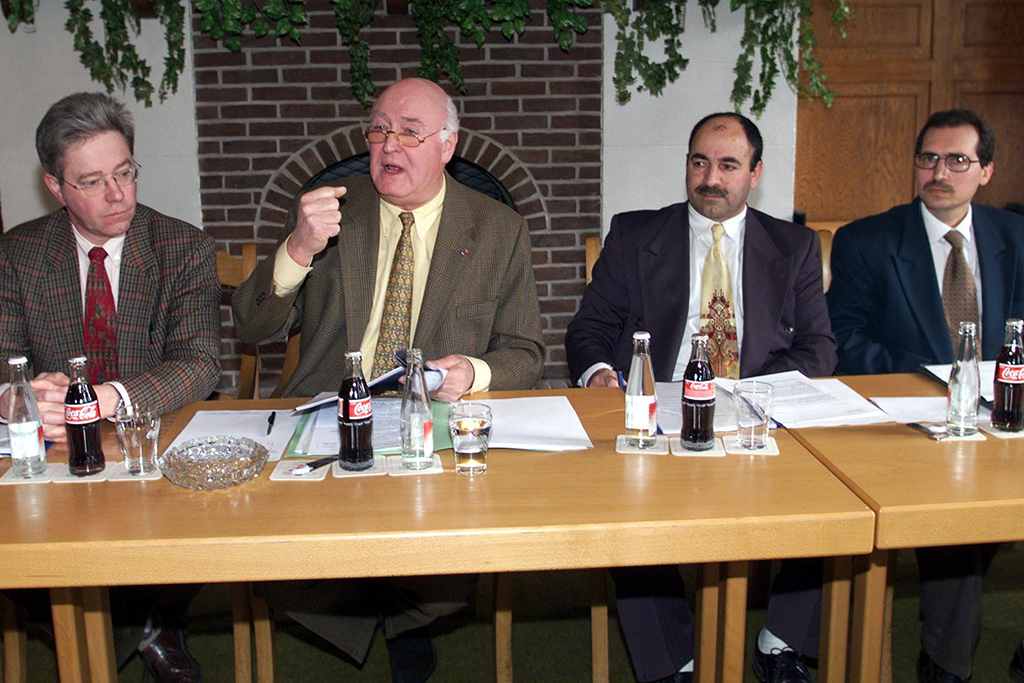 Pressekonferenz zur Polemik rund um den Aytac-Schlachthof in Eupen (Bild: Belga-Archiv)