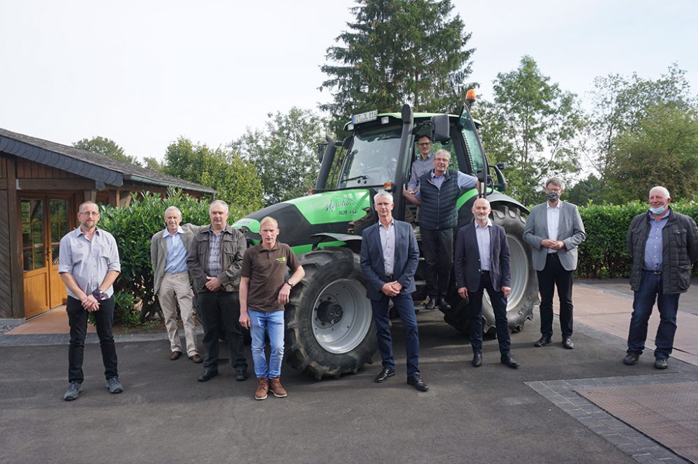 Vertreter von Bauernverbänden aus Belgien, Deutschland und Luxemburg bei ihrem Treffen in Winterspelt (Bild: Stephan Pesch/BRF)