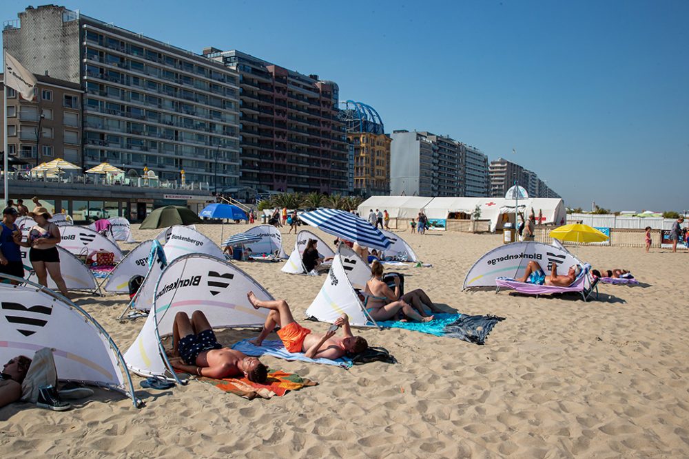 Am Strand von Blankenberge (Bild: Kurt Desplenter/Belga)