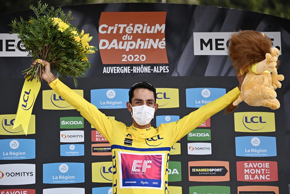 Kolumbianer Martinez holt sich den Gesamtsieg beim Critérium du Dauphiné (Bild: Anne-Christine Poujoulat/Pool/AFP)