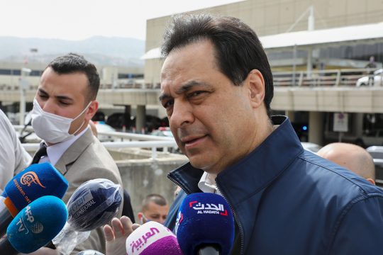 Der libanesische Regierungschef Hassan Diab (Bild: Anwar Amro/AFP)