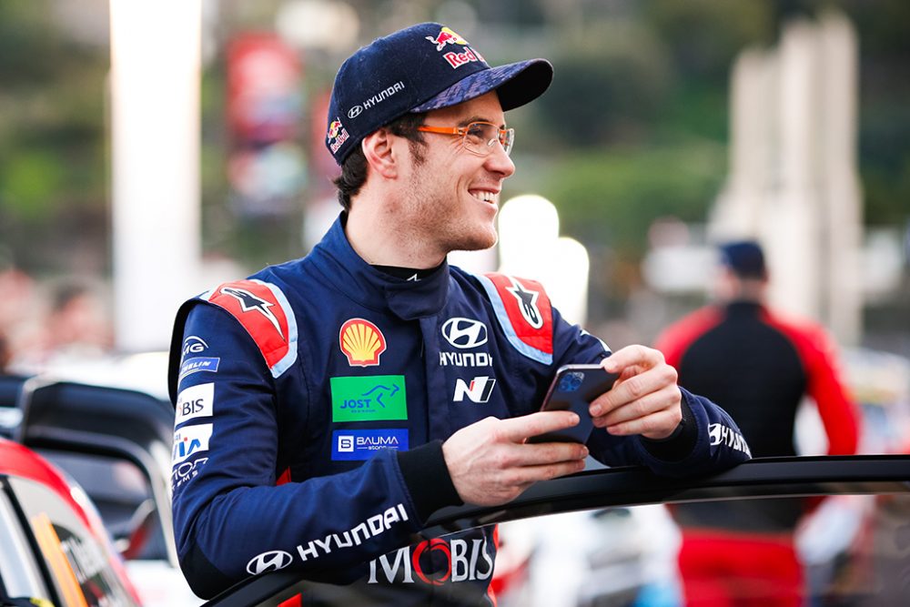 Die Saison war für Thierry Neuville gut gestartet: mit einem Sieg bei der Rallye Monte-Carlo (Bild: Helena El Mokni/Hyundai Motorsport)