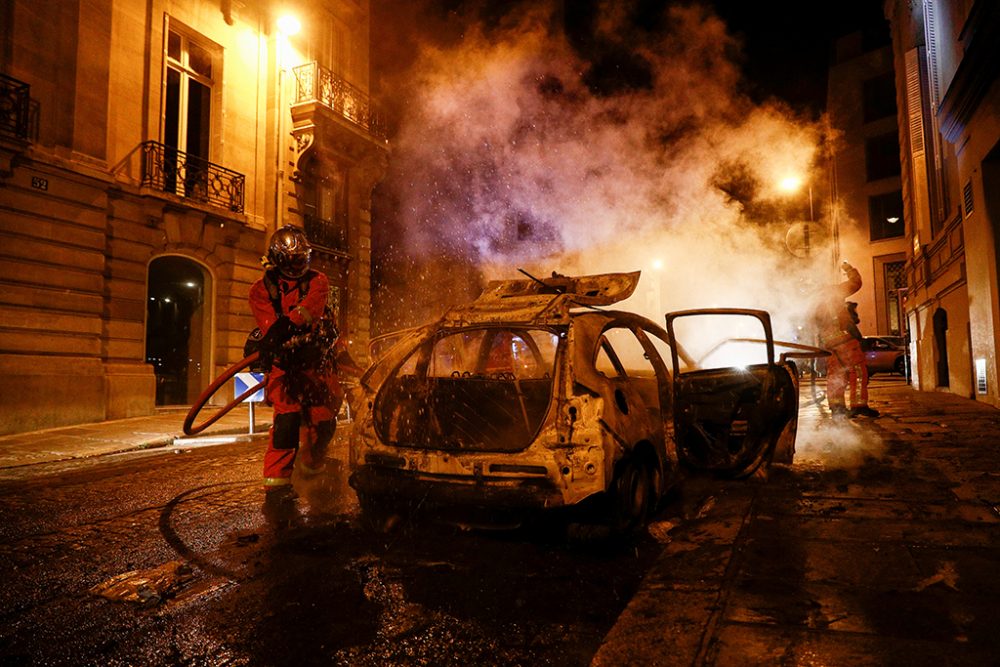 Randale in Paris nach Endspiel der Champions League (Bild: Sameer Al-Doumy/AFP)