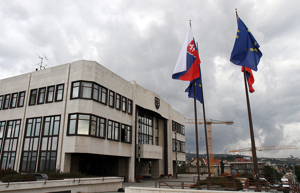 Das slowakische Parlament in Bratislava (aRCHIVBild: Peter Hudec/EPA)