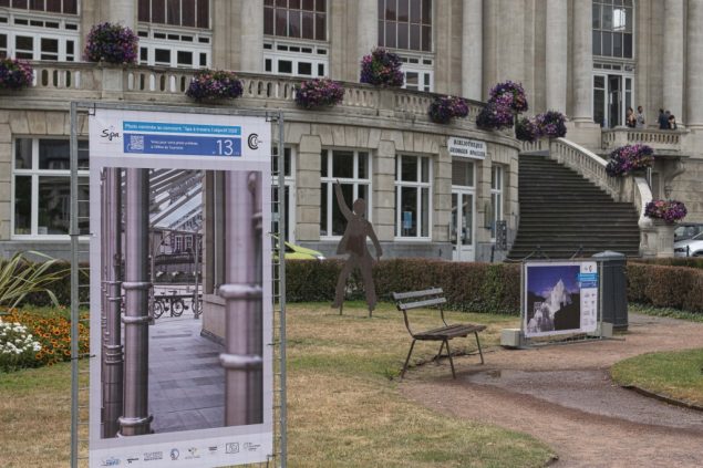 Pfeiler in der Fotoausstellung in Malmedy (Bild: Pierre Ghyssens/Veranstalter)