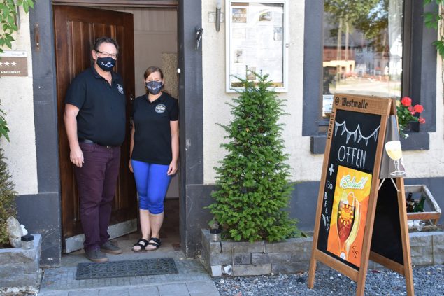 The Place 2 Beer - Biergarten und Ferienzimmer in Krinkelt-Rocherath (Bild: Chantal Scheuren/ BRF)