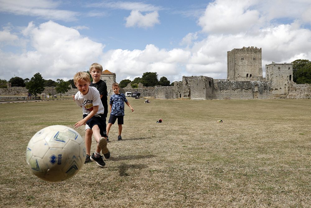 Beliebtes Touristenziel: Portchester Castle in Südengland (Bild: Adrian Dennis/AFP)