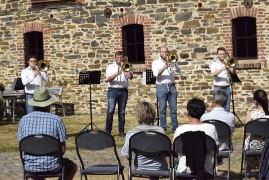 Posaunenquartett in Domaine Berterath